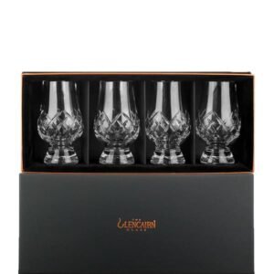 Glencairn 4 Crystal Cut Glasses