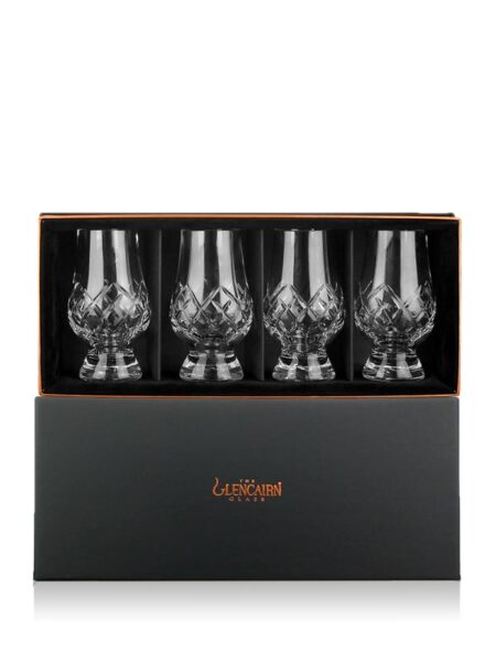 Glencairn 4 Crystal Cut Glasses