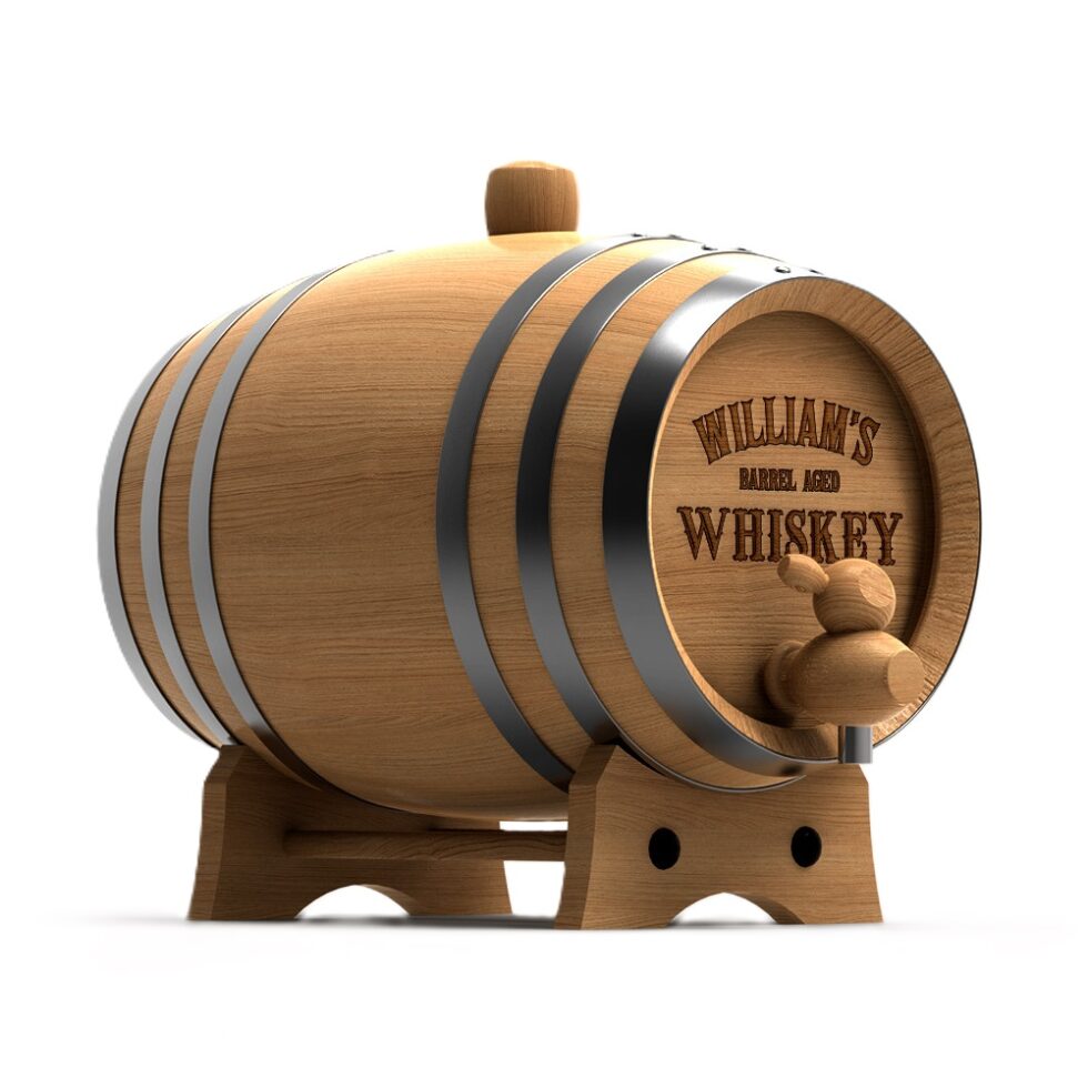 Personalized Whiskey Barrel