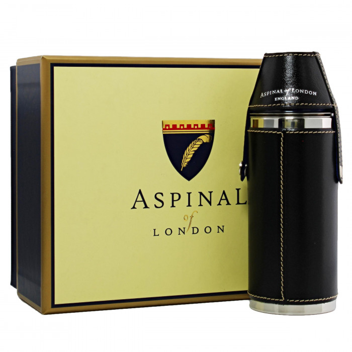 Aspinal Leather Hunter Hip Flask 8oz