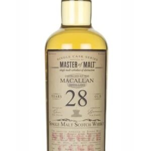 Introducing the Macallan 28-Year-Old 1990 - Single Cask (Master of Malt) Whisky, a masterpiece crafted with precision and passion, destined to elevate your whisky experience to unparalleled heights. Distilled in the hallowed halls of Macallan, this exceptional single cask expression embodies the epitome of luxury and sophistication. **Exceptional Age, Unparalleled Elegance:** Indulge in the rich heritage and timeless elegance of the Macallan 28-Year-Old 1990. Every sip is a journey through decades of meticulous aging, resulting in a whisky of exceptional depth, complexity, and character. From the moment it touches your lips, you'll be transported to a realm of unparalleled sophistication and refinement. **Exquisite Flavors, Unforgettable Experience:** Savor the symphony of flavors that dance gracefully on your palate with each sip of this distinguished whisky. Notes of rich oak, warm spices, and decadent dried fruits mingle harmoniously, creating a sensory experience that is nothing short of extraordinary. The intricate layers of flavor unfold gradually, revealing new nuances with every sip, leaving a lasting impression that lingers long after the glass is empty. **Craftsmanship Redefined, Tradition Honored:** At the heart of the Macallan 28-Year-Old 1990 is a commitment to excellence that has been passed down through generations. Each bottle is a testament to the unwavering dedication of Macallan's master distillers, who meticulously oversee every stage of the whisky-making process with unparalleled precision and care. From the selection of the finest oak casks to the expert blending and maturation, every detail is meticulously attended to, ensuring that each sip is a testament to the unparalleled craftsmanship and tradition that define Macallan. **A Collector's Dream, A Connoisseur's Delight:** Whether you're a seasoned whisky aficionado or a novice enthusiast, the Macallan 28-Year-Old 1990 is sure to captivate your senses and ignite your passion for the finer things in life. With its limited availability and prestigious pedigree, this exquisite expression is not just a whisky—it's a collector's dream, a connoisseur's delight, and a symbol of discerning taste and refinement. **SEO Optimized Keywords:** - Macallan 28-Year-Old 1990 - Single Cask - Master of Malt - Whisky - Luxury Whisky - Premium Scotch - Aged Whisky - Collector's Whisky - Rare Whisky - Limited Edition - Fine Spirits - Whisky Connoisseur - Macallan Distillery - Oak Casks - Expert Blending - Craftsmanship - Tradition - Sophistication - Elegance - Exquisite Flavors - Rich Oak - Warm Spices - Dried Fruits - Complexity - Depth - Sensory Experience In conclusion, the Macallan 28-Year-Old 1990 - Single Cask (Master of Malt) Whisky stands as a testament to the enduring legacy of Macallan and a celebration of the artistry and dedication that goes into creating truly exceptional whisky. With its unrivaled quality, impeccable craftsmanship, and unforgettable flavor profile, it's a whisky that deserves a place of honor in any collection and a toast to the finer things in life.
