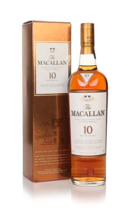 The Macallan 10 Year Old Sherry Oak - Late 2000s Whisky 70cl