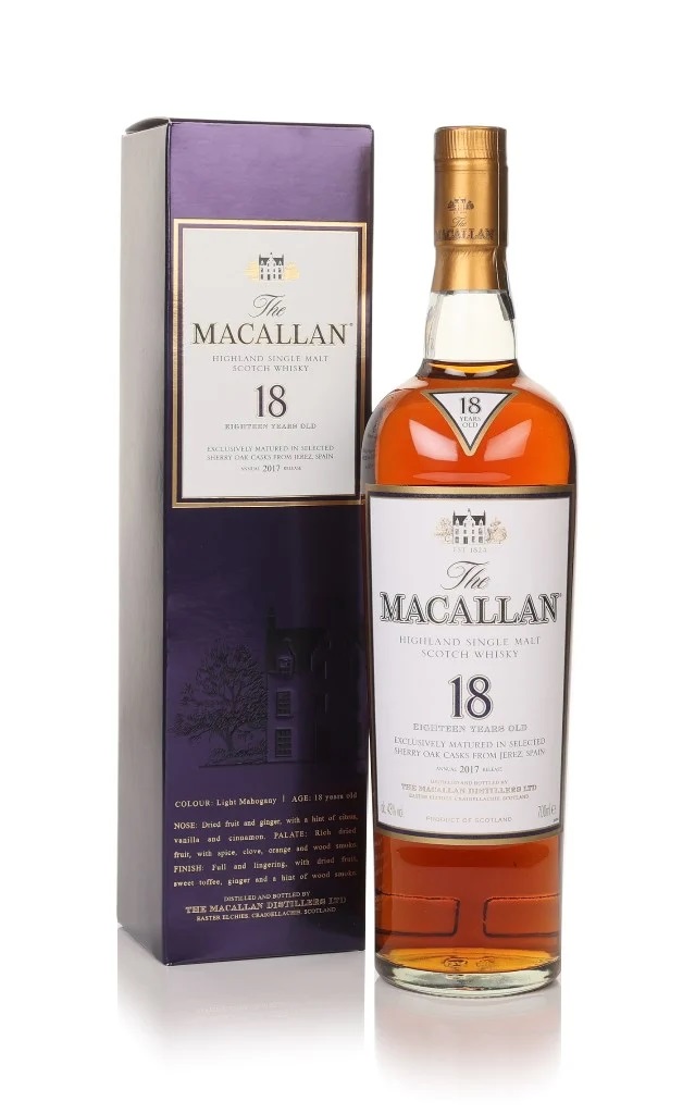 The Macallan 18 Year Old Sherry Oak (2017 Release) Whisky