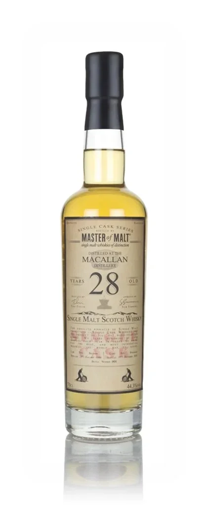 Introducing the Macallan 28-Year-Old 1990 - Single Cask (Master of Malt) Whisky, a masterpiece crafted with precision and passion, destined to elevate your whisky experience to unparalleled heights. Distilled in the hallowed halls of Macallan, this exceptional single cask expression embodies the epitome of luxury and sophistication. **Exceptional Age, Unparalleled Elegance:** Indulge in the rich heritage and timeless elegance of the Macallan 28-Year-Old 1990. Every sip is a journey through decades of meticulous aging, resulting in a whisky of exceptional depth, complexity, and character. From the moment it touches your lips, you'll be transported to a realm of unparalleled sophistication and refinement. **Exquisite Flavors, Unforgettable Experience:** Savor the symphony of flavors that dance gracefully on your palate with each sip of this distinguished whisky. Notes of rich oak, warm spices, and decadent dried fruits mingle harmoniously, creating a sensory experience that is nothing short of extraordinary. The intricate layers of flavor unfold gradually, revealing new nuances with every sip, leaving a lasting impression that lingers long after the glass is empty. **Craftsmanship Redefined, Tradition Honored:** At the heart of the Macallan 28-Year-Old 1990 is a commitment to excellence that has been passed down through generations. Each bottle is a testament to the unwavering dedication of Macallan's master distillers, who meticulously oversee every stage of the whisky-making process with unparalleled precision and care. From the selection of the finest oak casks to the expert blending and maturation, every detail is meticulously attended to, ensuring that each sip is a testament to the unparalleled craftsmanship and tradition that define Macallan. **A Collector's Dream, A Connoisseur's Delight:** Whether you're a seasoned whisky aficionado or a novice enthusiast, the Macallan 28-Year-Old 1990 is sure to captivate your senses and ignite your passion for the finer things in life. With its limited availability and prestigious pedigree, this exquisite expression is not just a whisky—it's a collector's dream, a connoisseur's delight, and a symbol of discerning taste and refinement. **SEO Optimized Keywords:** - Macallan 28-Year-Old 1990 - Single Cask - Master of Malt - Whisky - Luxury Whisky - Premium Scotch - Aged Whisky - Collector's Whisky - Rare Whisky - Limited Edition - Fine Spirits - Whisky Connoisseur - Macallan Distillery - Oak Casks - Expert Blending - Craftsmanship - Tradition - Sophistication - Elegance - Exquisite Flavors - Rich Oak - Warm Spices - Dried Fruits - Complexity - Depth - Sensory Experience In conclusion, the Macallan 28-Year-Old 1990 - Single Cask (Master of Malt) Whisky stands as a testament to the enduring legacy of Macallan and a celebration of the artistry and dedication that goes into creating truly exceptional whisky. With its unrivaled quality, impeccable craftsmanship, and unforgettable flavor profile, it's a whisky that deserves a place of honor in any collection and a toast to the finer things in life.